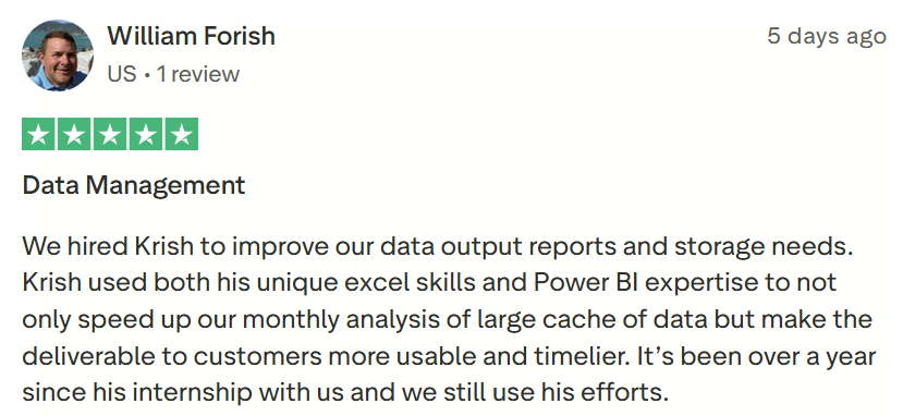 Bill Forish Testimonial